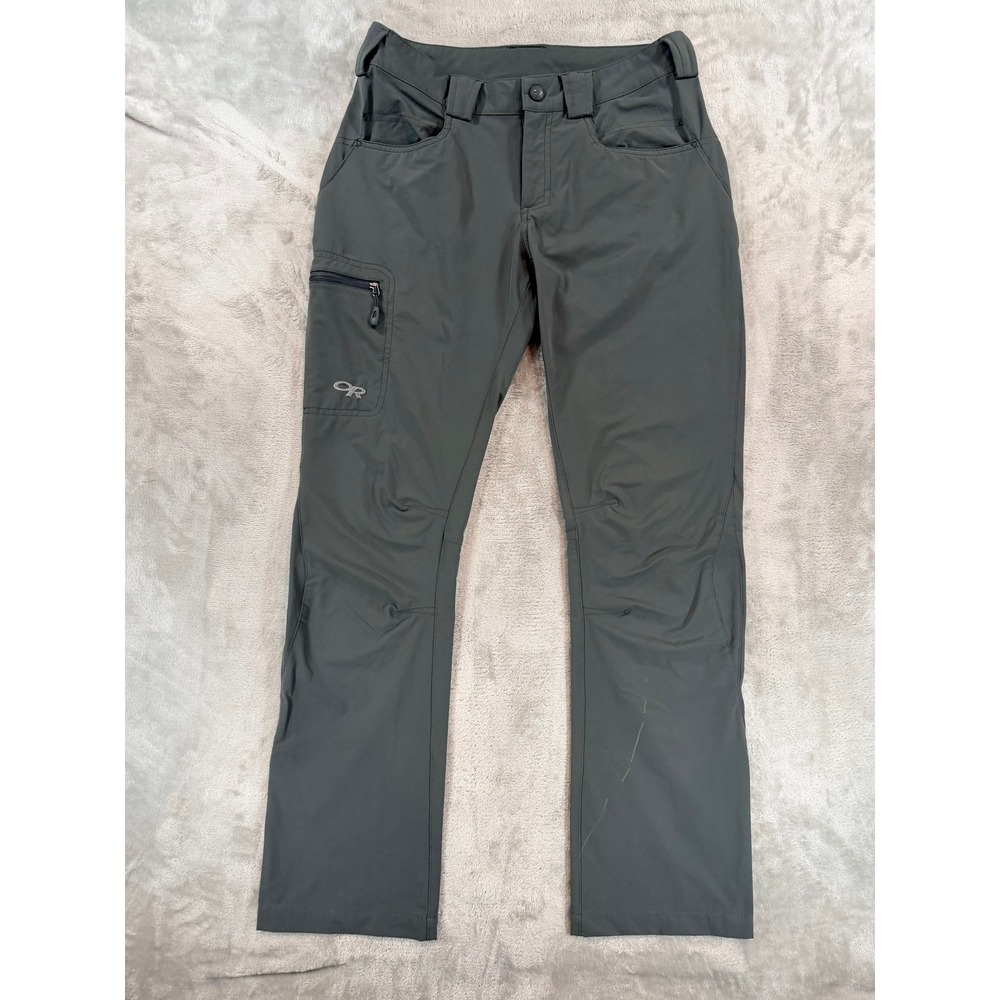 Outdoor Research Women Hiking Cargo Pants Softshell Gray 4